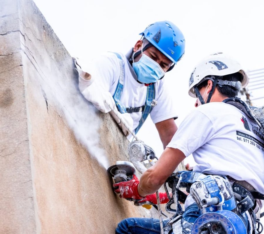 cómo sufren los materiales de trabajos verticales con el calor