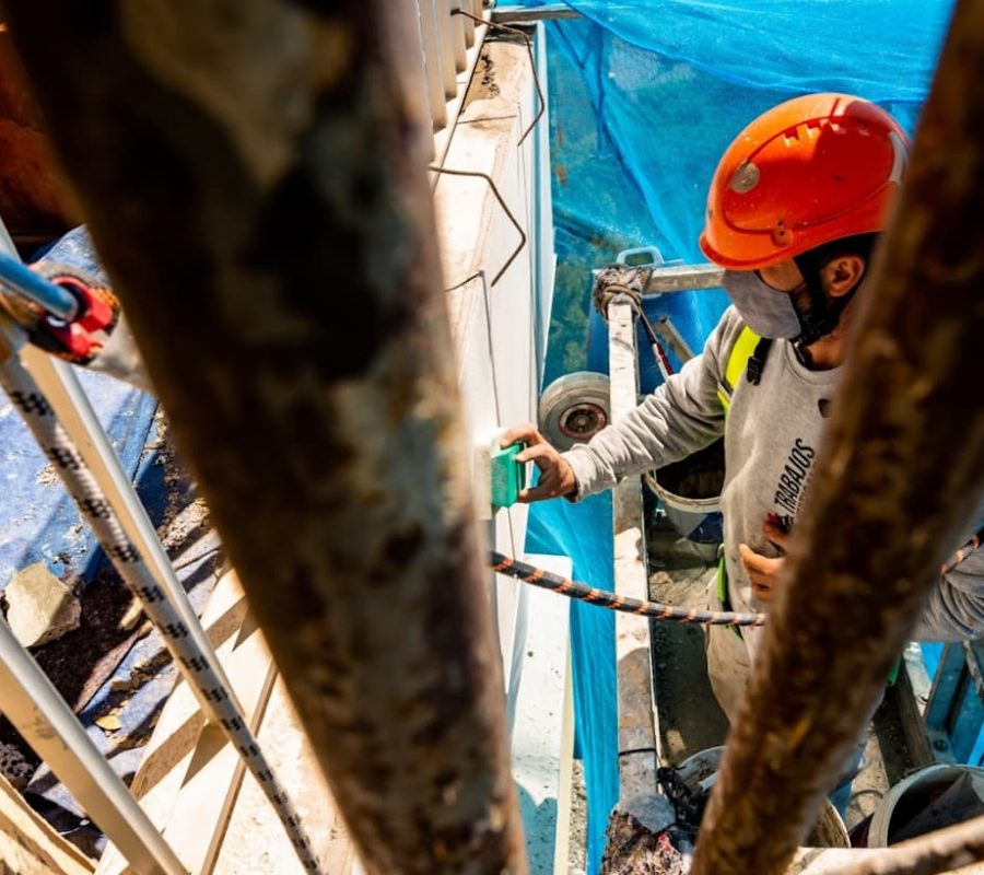 rehabilitación de una fachada